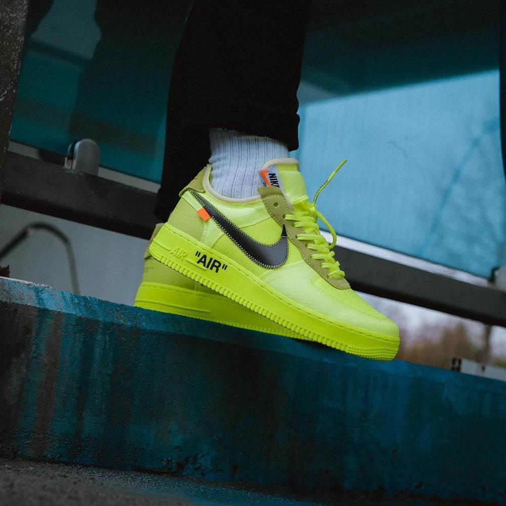 Off White X Nike Air Force 1 Volt Ao4606 700 7 - www.kickbulk.co