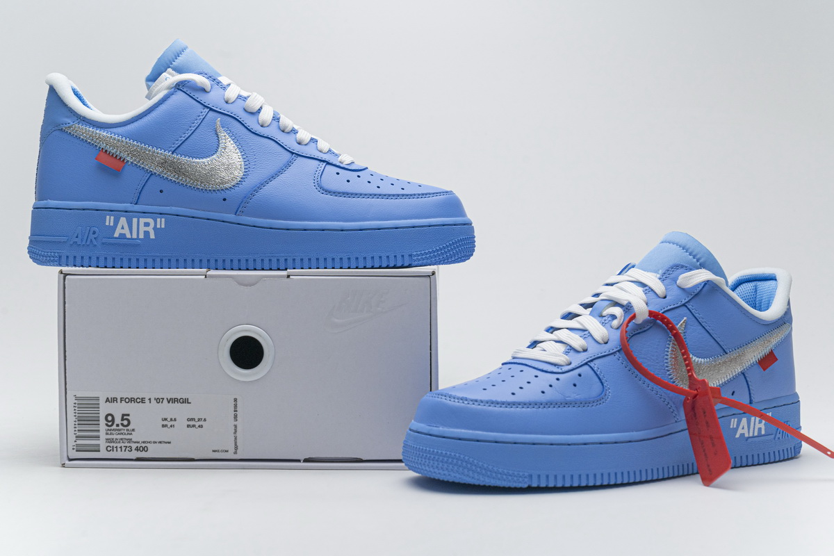 Off-White x Nike Air Force 1 “MCA” University Blue CI1173-400