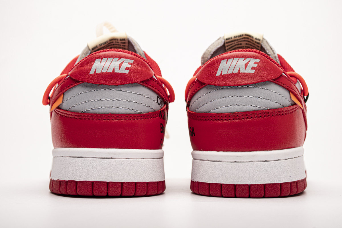 Off White X Nike Dunk Low University Red Ct0856 600 12 - www.kickbulk.co