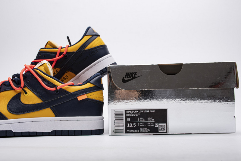 Off White X Nike Dunk Low University Gold Ct0856 700 12 - www.kickbulk.co