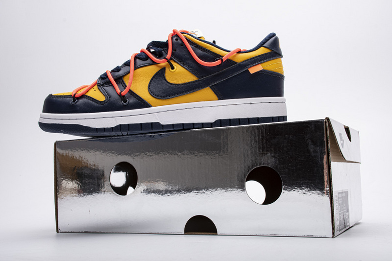 Off White X Nike Dunk Low University Gold Ct0856 700 13 - www.kickbulk.co