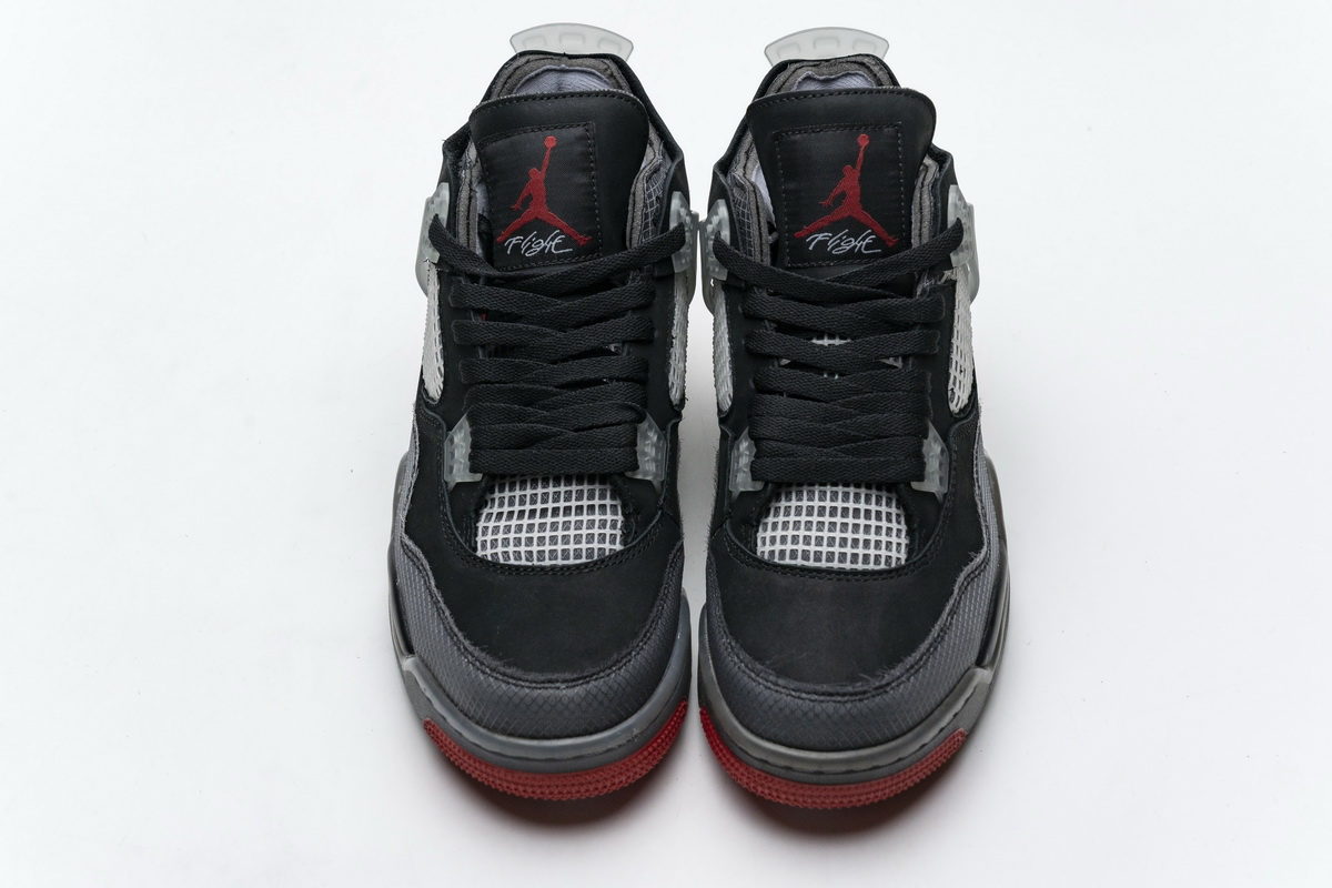 Cv9388 001 Off White X Air Jordan 4 Bred Black Red 2 - www.kickbulk.co