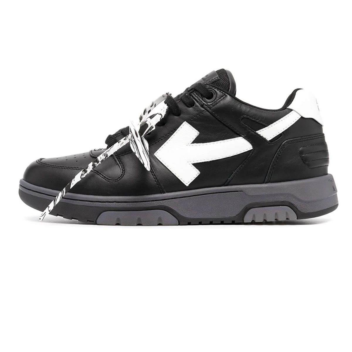 Off White Black White Out Of Office Low Sneakers 1 - www.kickbulk.co