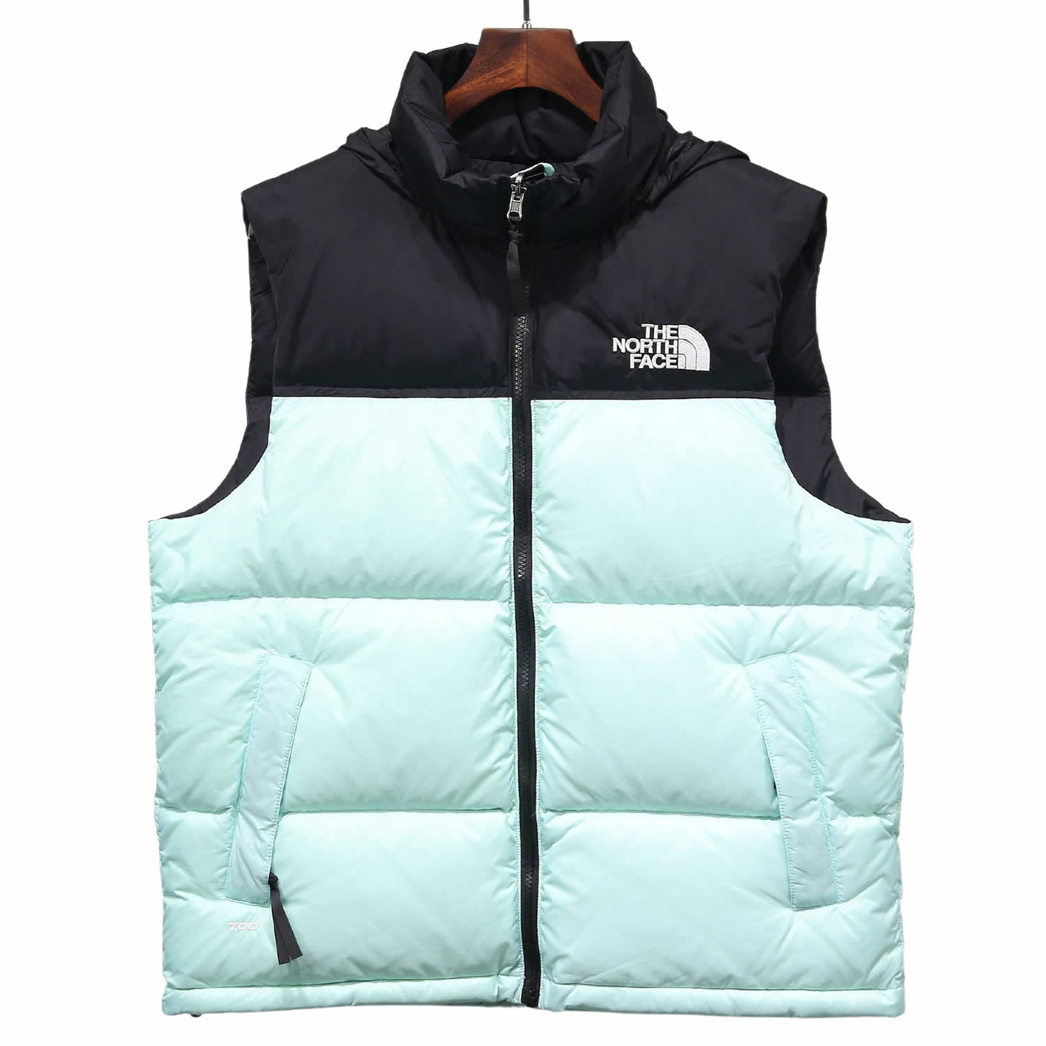 The North Face Down Vest Lake Blue 1 - www.kickbulk.co