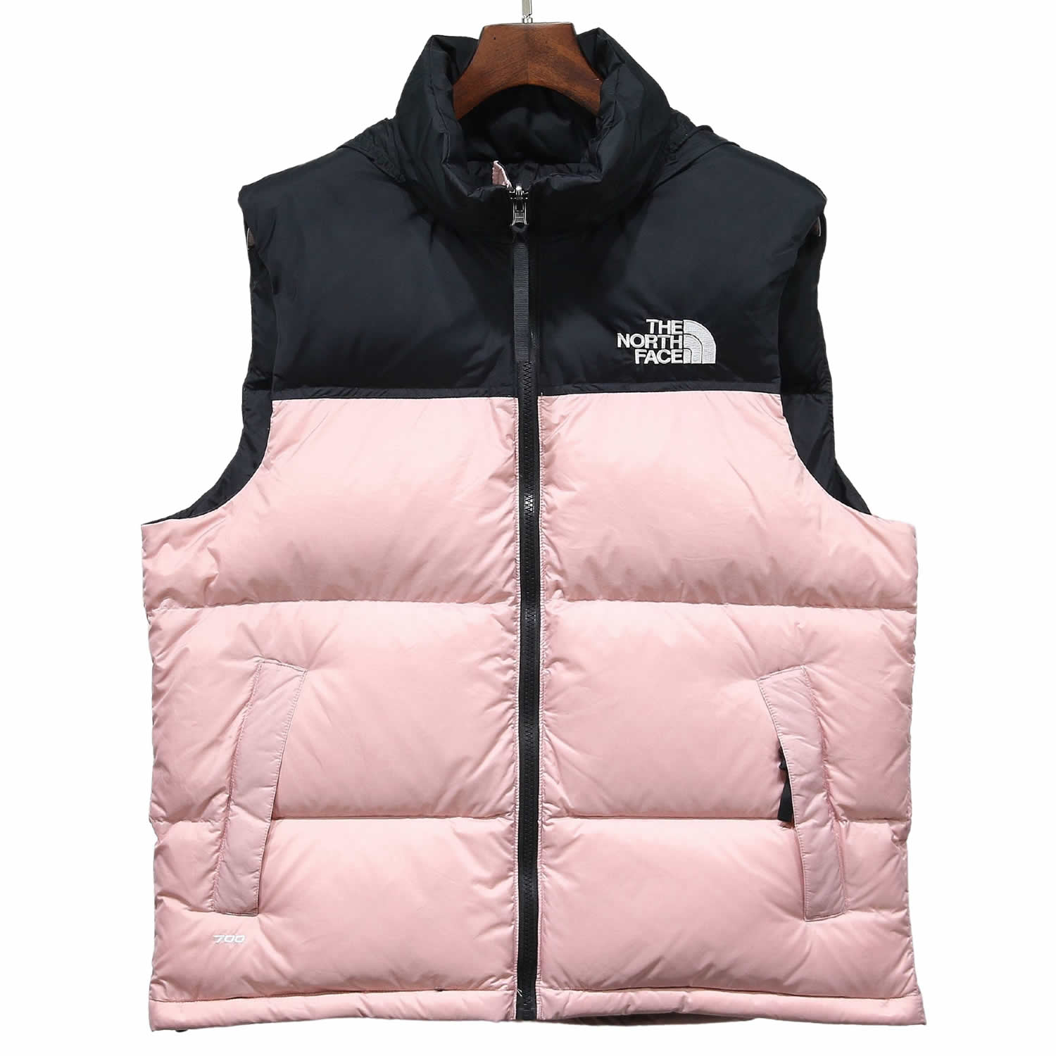 The North Face Down Vest Pink 1 - www.kickbulk.co