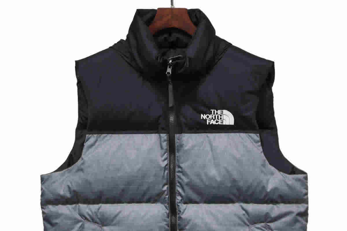 The North Face Down Vest Grey 3 - www.kickbulk.co