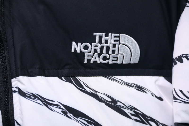 The North Face Zebra Logo Pattern Down Jacket 10 - www.kickbulk.co