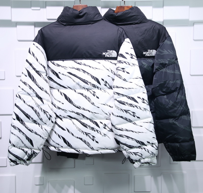 The North Face Zebra Logo Pattern Down Jacket 2 - www.kickbulk.co