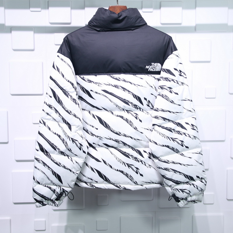 The North Face Zebra Logo Pattern Down Jacket 4 - www.kickbulk.co