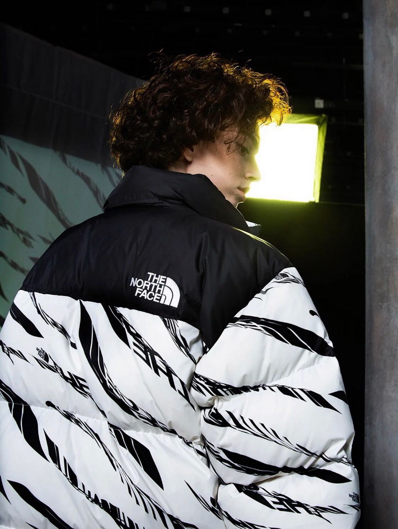 The North Face Zebra Logo Pattern Down Jacket 6 - www.kickbulk.co