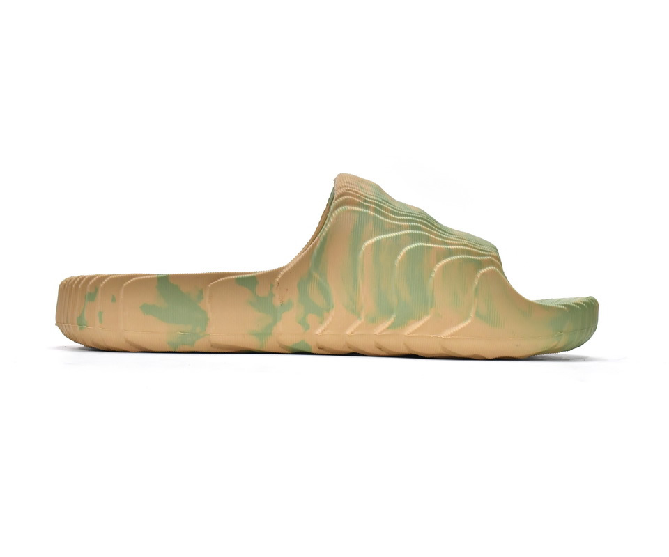 Aiddas Adilette 22 Slides Magic Lime Desert Sand Gy1597 2 - www.kickbulk.co