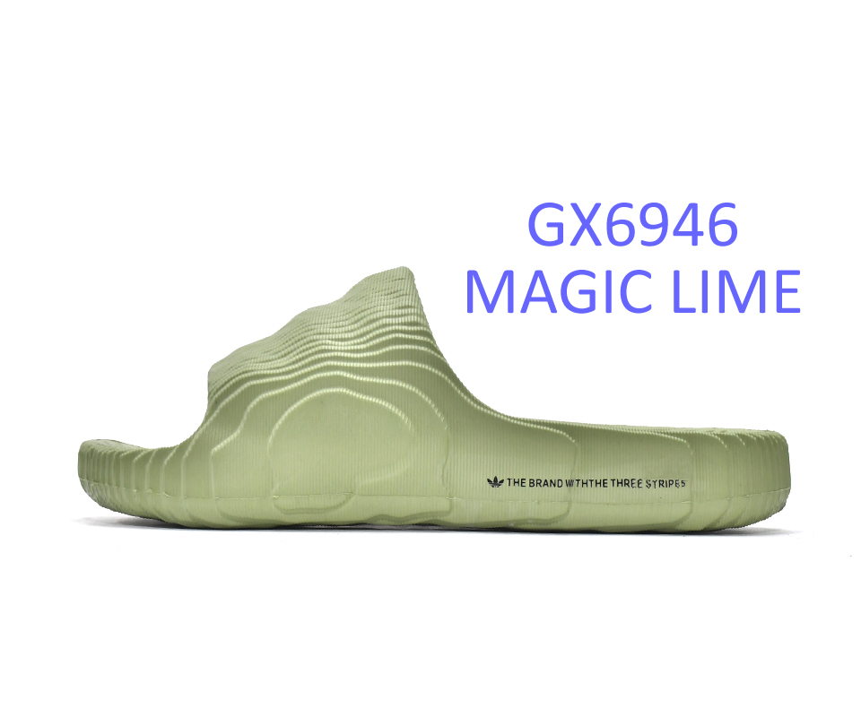 Aiddas Adilette 22 Slides Magic Lime Gx6946 1 - www.kickbulk.co