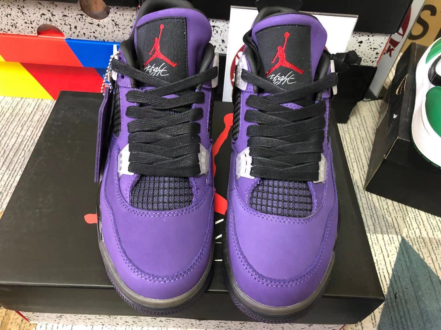 aj4 travis purple