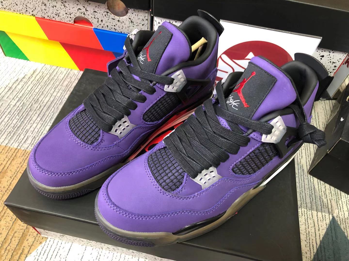 aj4 travis purple
