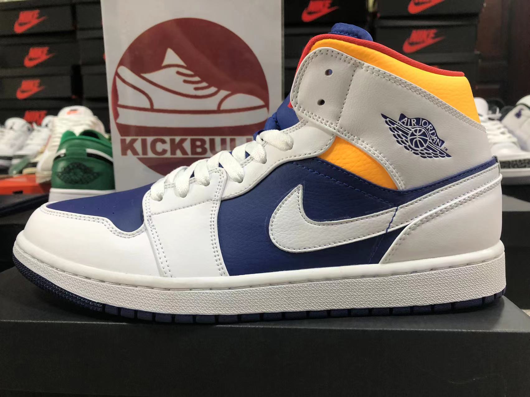 Air Jordan 1 Mid Royal Blue Laser 