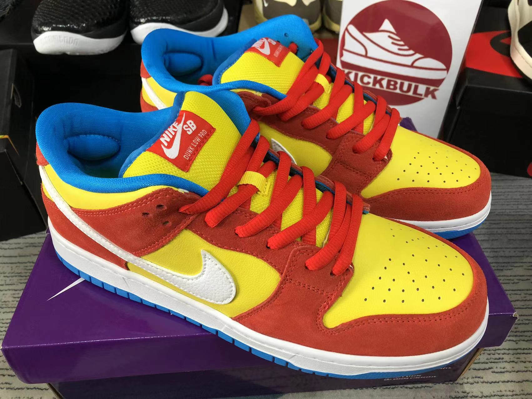 bart simpson dunk stockx