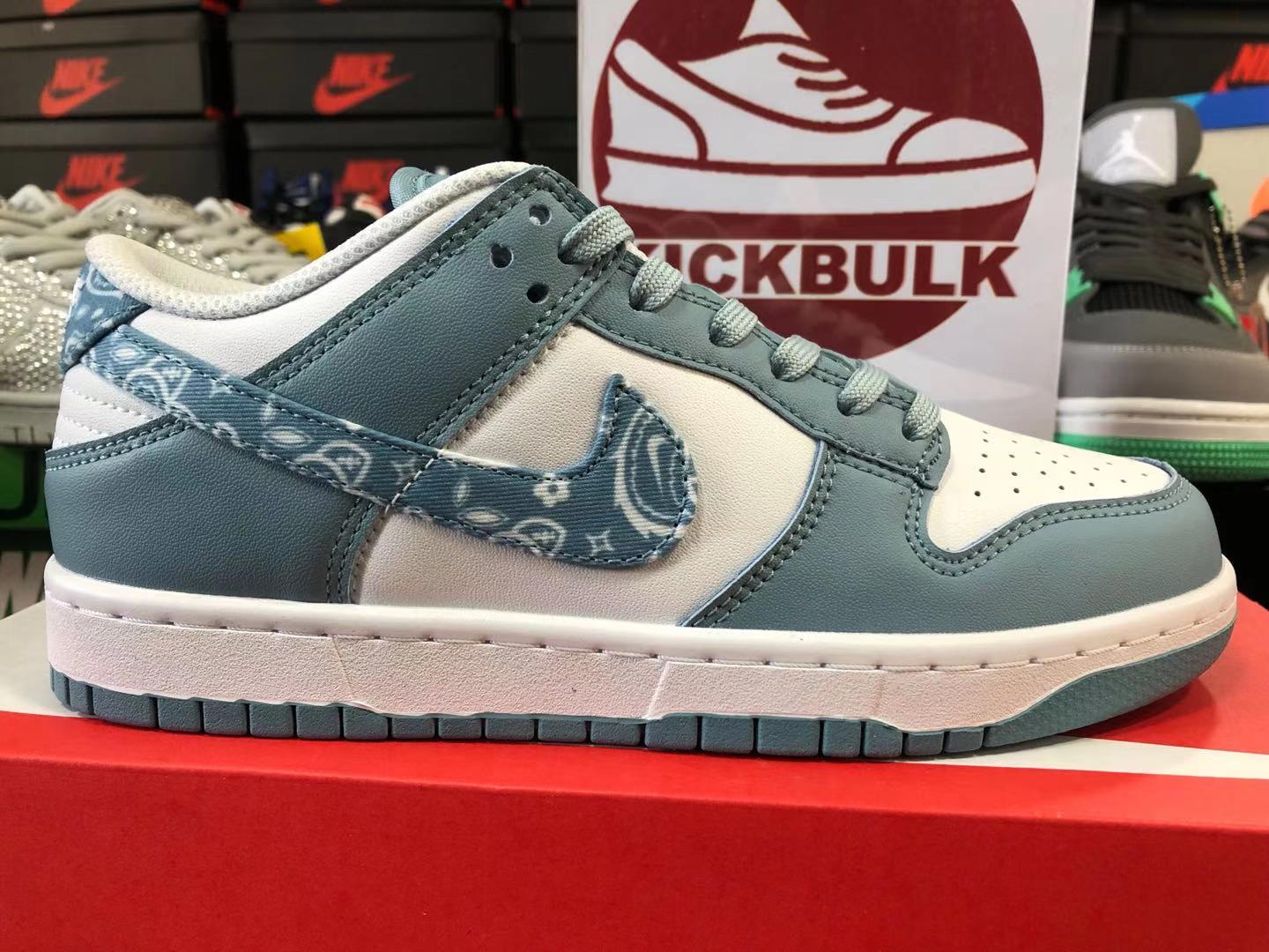 Nike Dunk Low 'Blue Paisley' DH4401101 Kickbulk Sneaker Camera photos