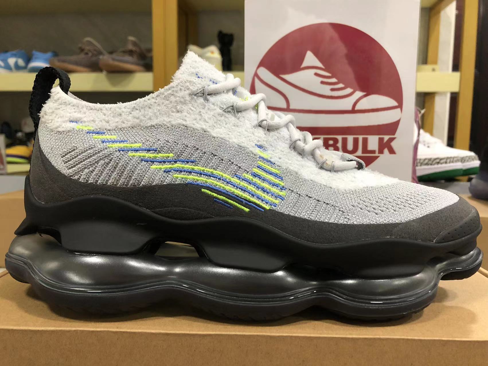 Nike Air Max Scorpion Wolf Grey/Volt-Dark Smoke Grey DJ4701-002 â KD10SALE