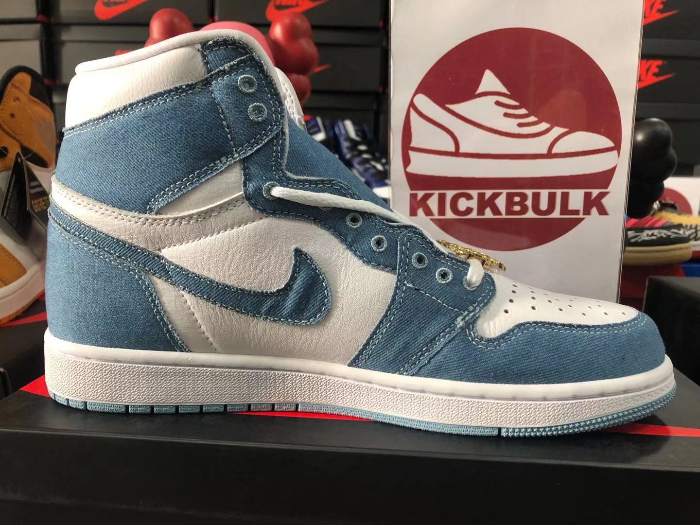 Kickbulk Air Jordan 1 High OG 'Denim' WMNS 2022 DM9036104 legit
