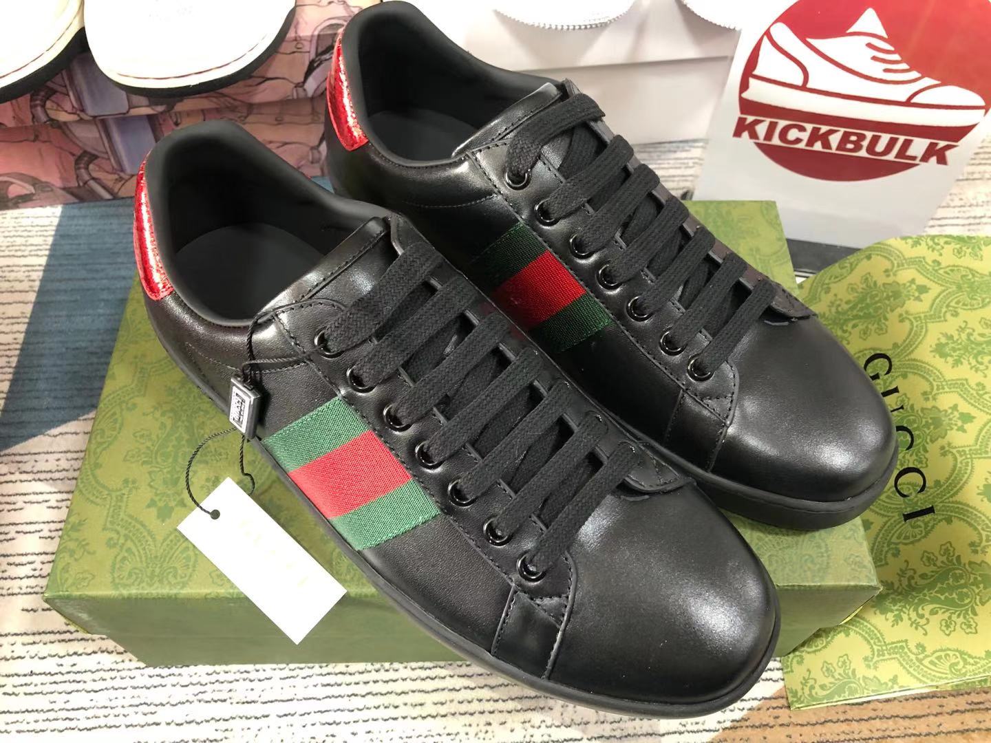 Custom Made GUCCI low-top Black shoes Kickbulk Sneaker Camera photos
