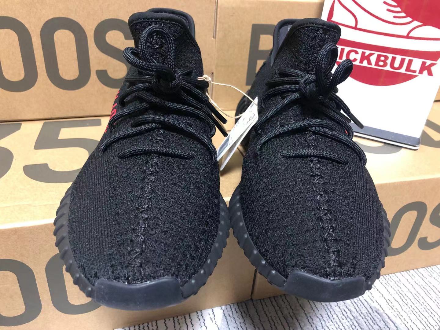 Adidas yeezy boost 350 v2 core black red bred cp9652 hot sale